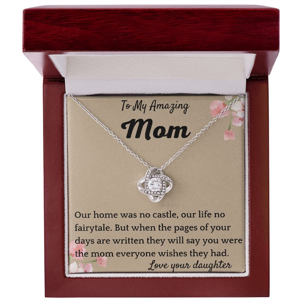 Fairytale Mom Necklace Gift Mothers Day Birthday Christmas Present For Women