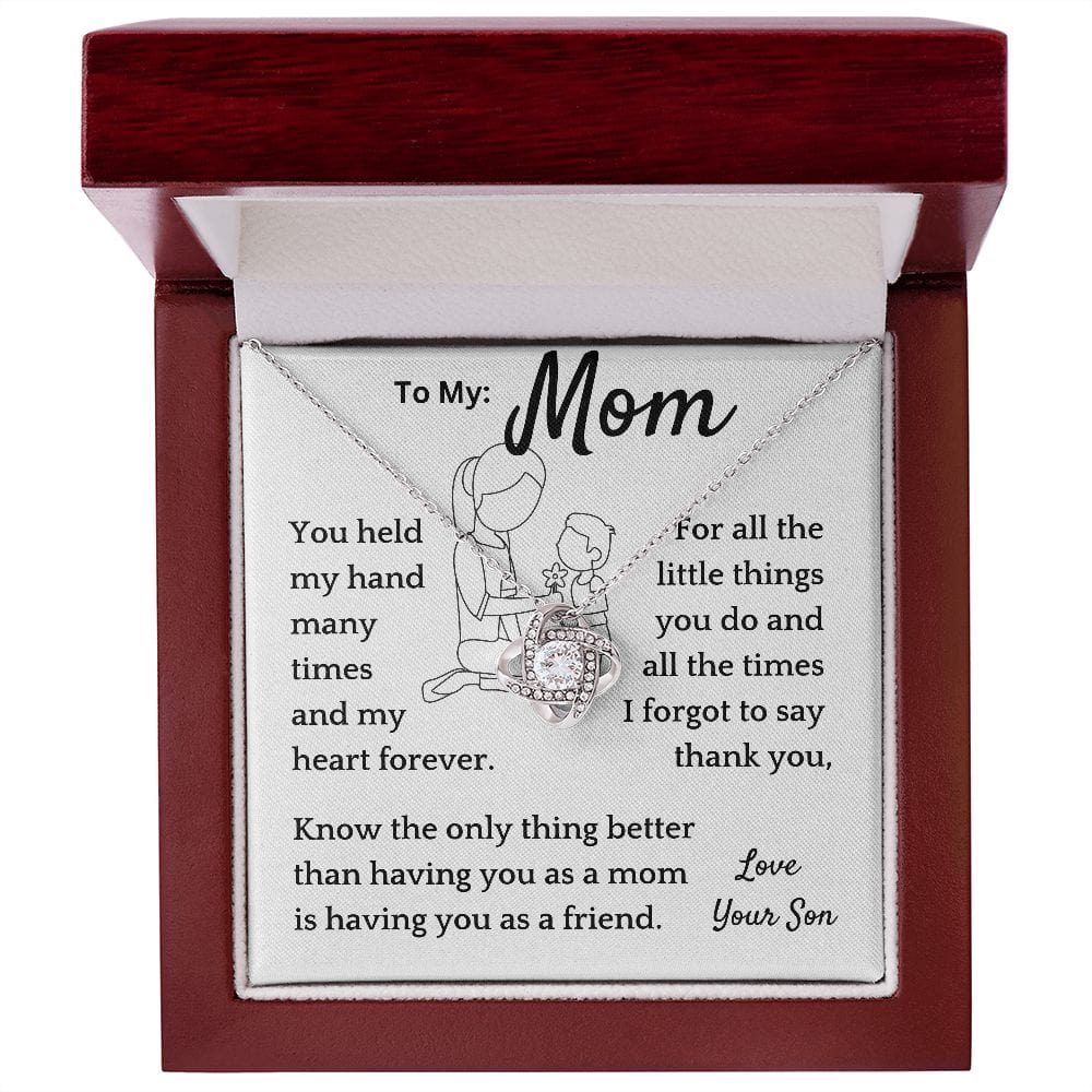 Held My Hand Necklace Gift For Mothers Day Christmas Birthday Present For Women