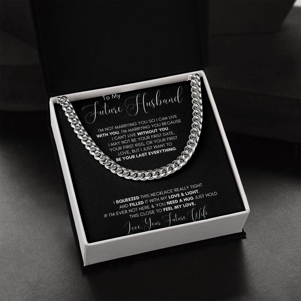 Jewelry - Future Husband Cuban Chain Jewelry Gift For Men Birthday Christmas Present