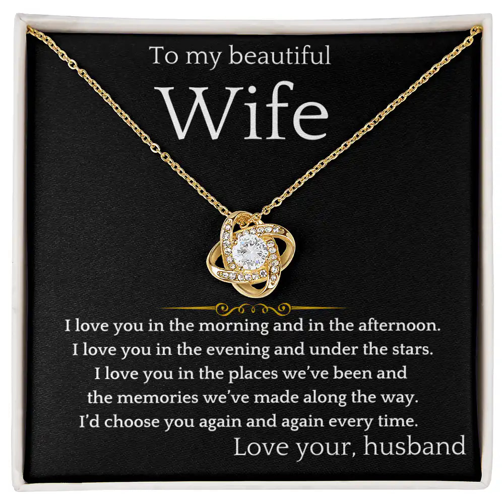 Afternoon and Evening Wife Necklace Gift for Jewelry | Gifting2Go