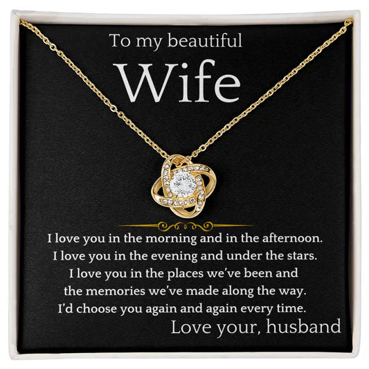 Afternoon and Evening Wife Necklace Gift for Jewelry | Gifting2Go