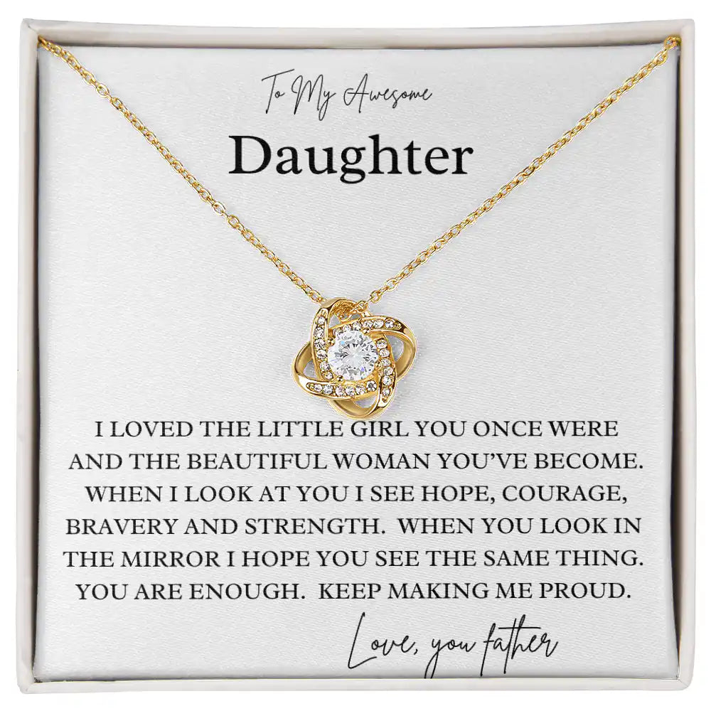 Awesome Daughter Necklace Gift for Jewelry | Gifting2Go