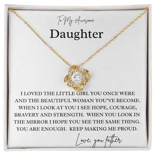 Awesome Daughter Necklace Gift for Jewelry | Gifting2Go