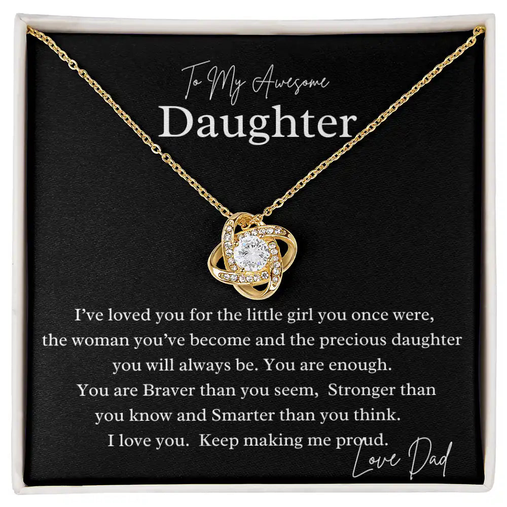 Awesome Daughter Pendant Gift for Jewelry | Gifting2Go