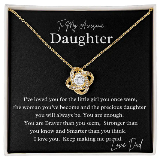 Awesome Daughter Pendant Gift for Jewelry | Gifting2Go