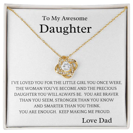 Awesome Daughter Present Gift for Jewelry | Gifting2Go
