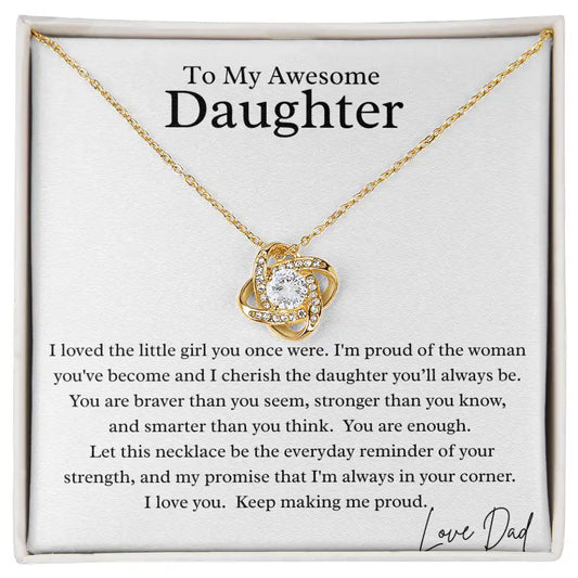 Awesome Daughter Present Gift for Jewelry | Gifting2Go