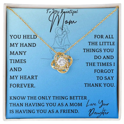 Beautiful Mom Necklace Gift From Daughter Gift for Jewelry | Gifting2Go