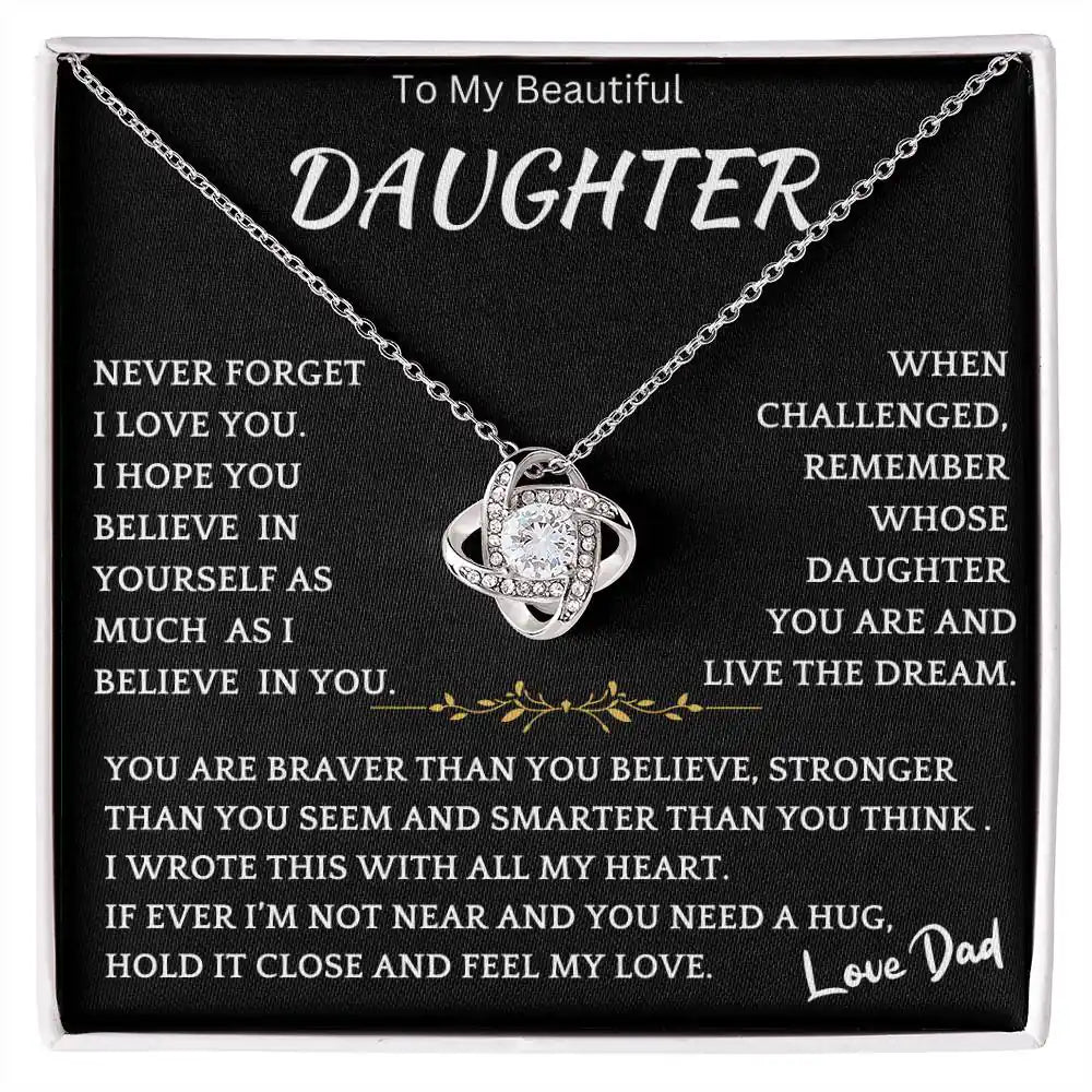 Beautiful, Smart Daughter Necklace Gift Gift for Jewelry | Gifting2Go