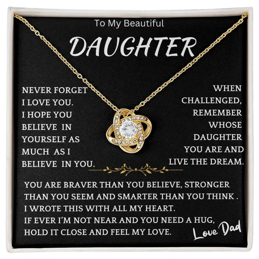 Beautiful, Smart Daughter Necklace Gift Gift for Jewelry | Gifting2Go
