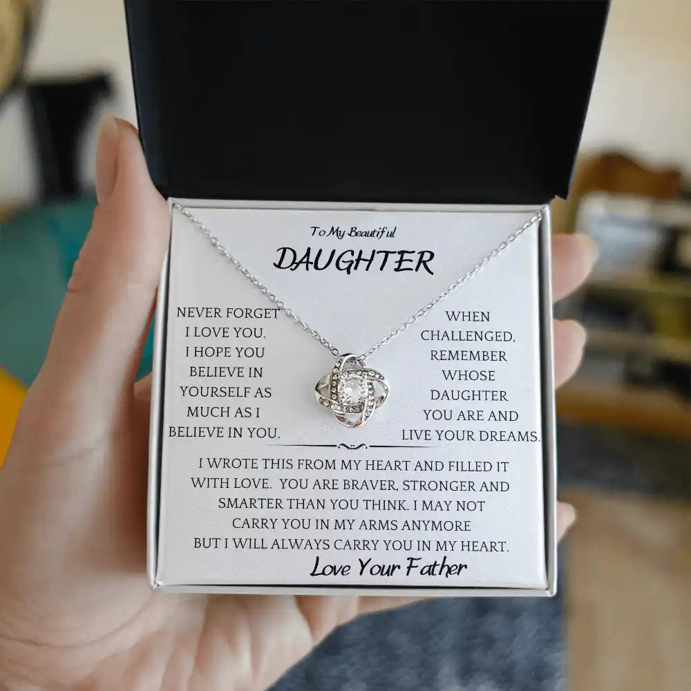 Believe In You Daughter Necklace Gift for Jewelry | Gifting2Go