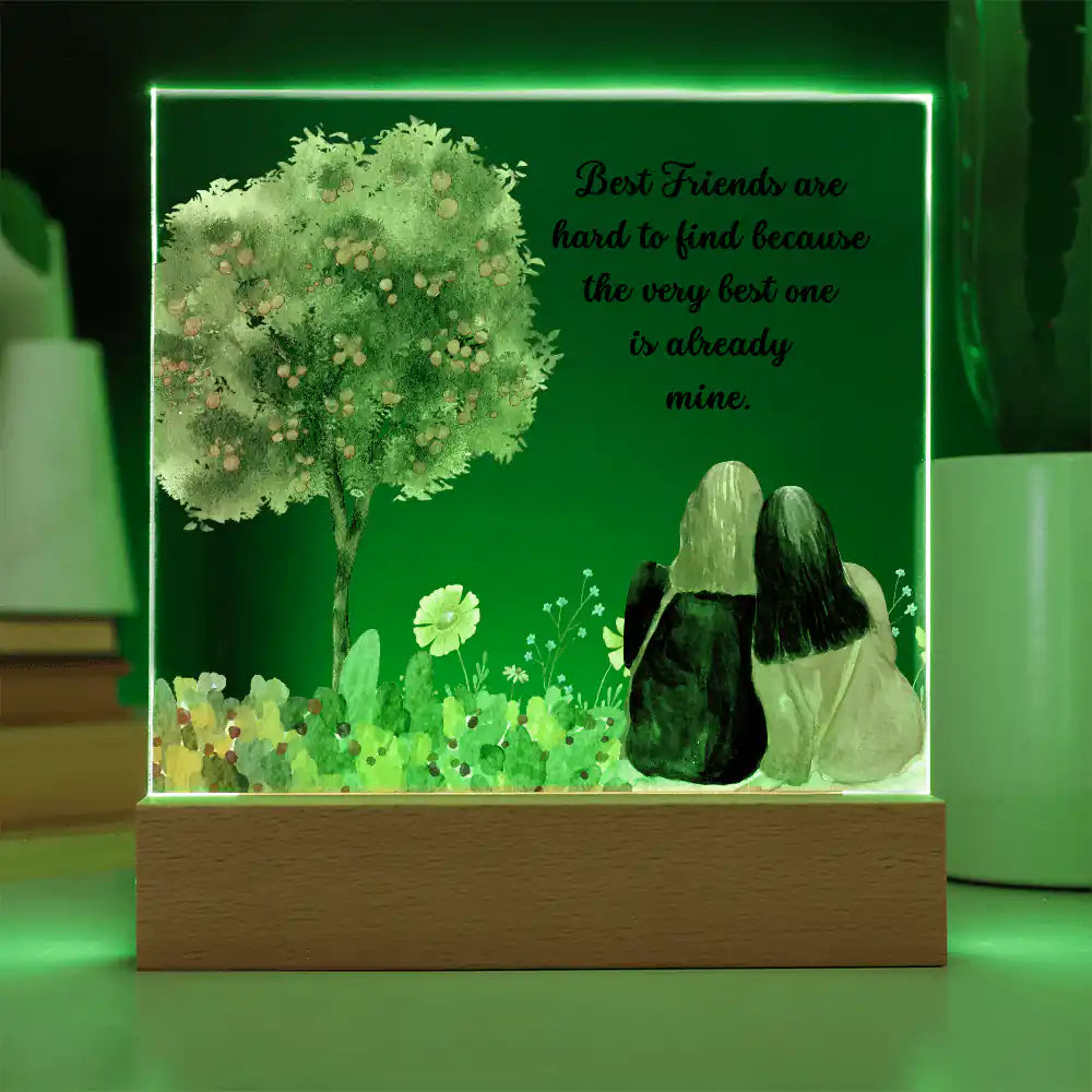 Best Friend Acrylic Plaque Gift for 708 - Home & Garden > Decor > Decorative Plaques | Gifting2Go