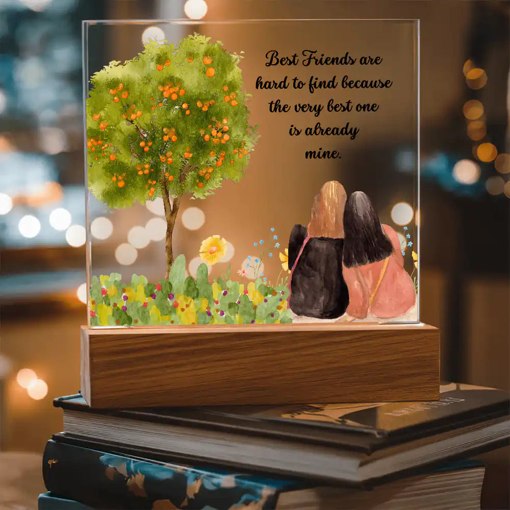 Best Friend Acrylic Plaque Gift for 708 - Home & Garden > Decor > Decorative Plaques | Gifting2Go