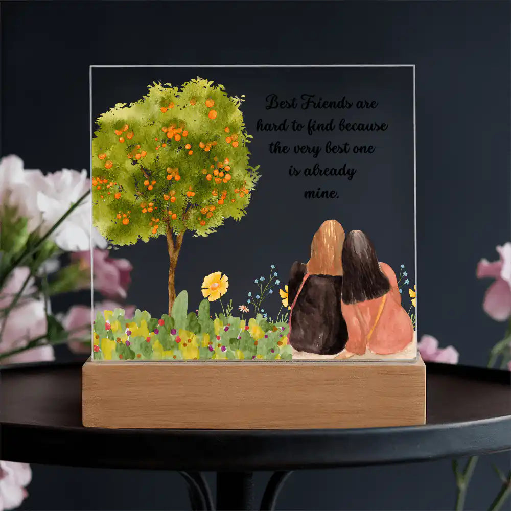 Best Friend Acrylic Plaque Gift for 708 - Home & Garden > Decor > Decorative Plaques | Gifting2Go
