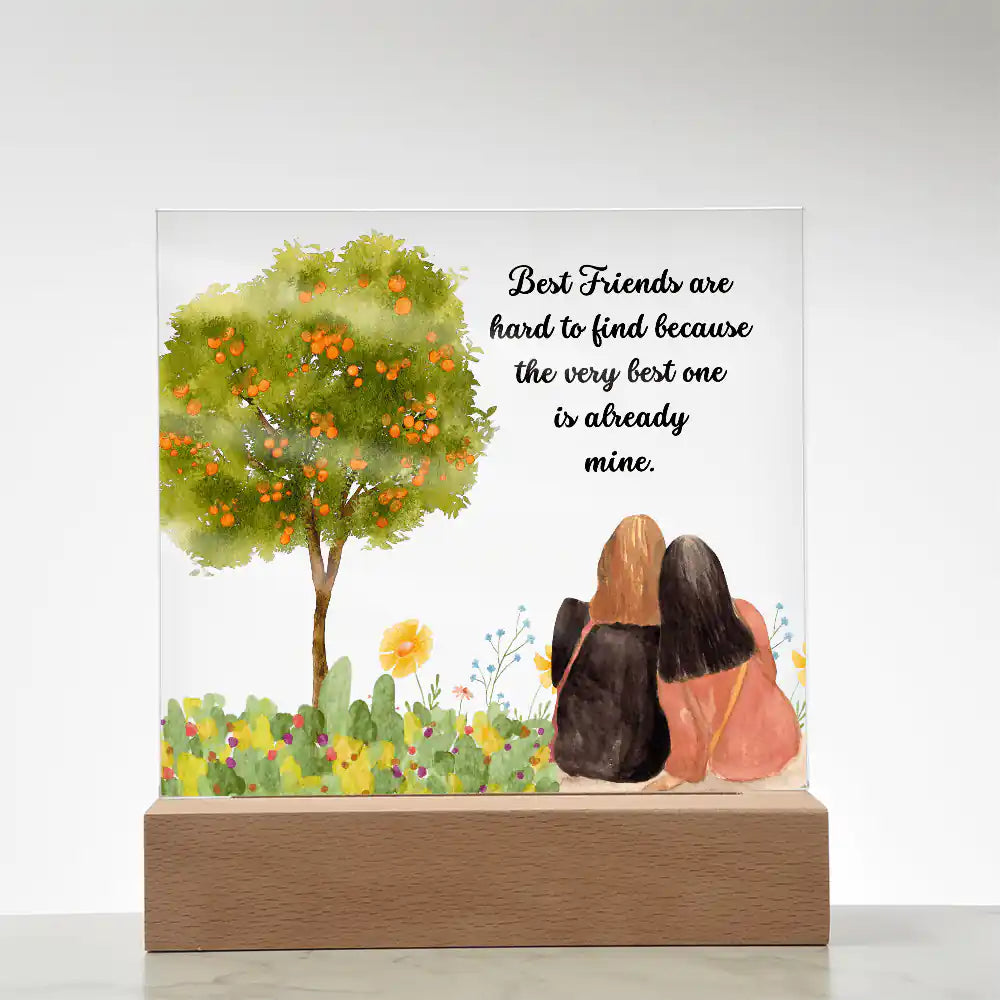 Best Friend Acrylic Plaque Gift for 708 - Home & Garden > Decor > Decorative Plaques | Gifting2Go