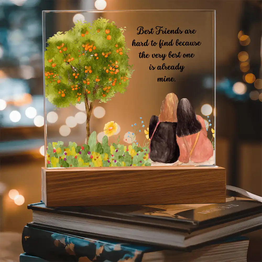 Best Friend Acrylic Plaque Gift for 708 - Home & Garden > Decor > Decorative Plaques | Gifting2Go