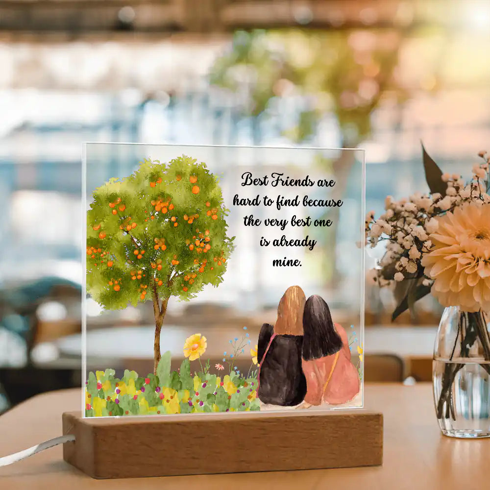 Best Friend Acrylic Plaque Gift for 708 - Home & Garden > Decor > Decorative Plaques | Gifting2Go