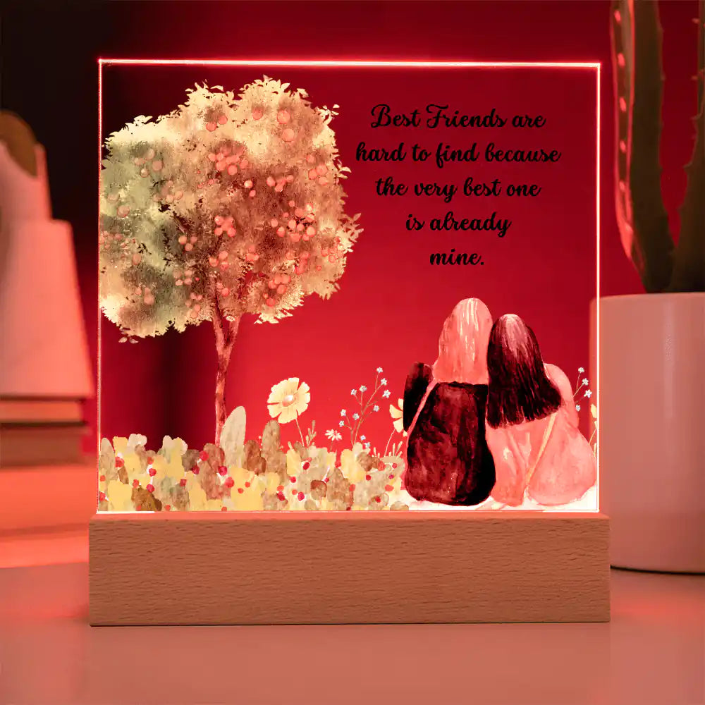 Best Friend Acrylic Plaque Gift for 708 - Home & Garden > Decor > Decorative Plaques | Gifting2Go