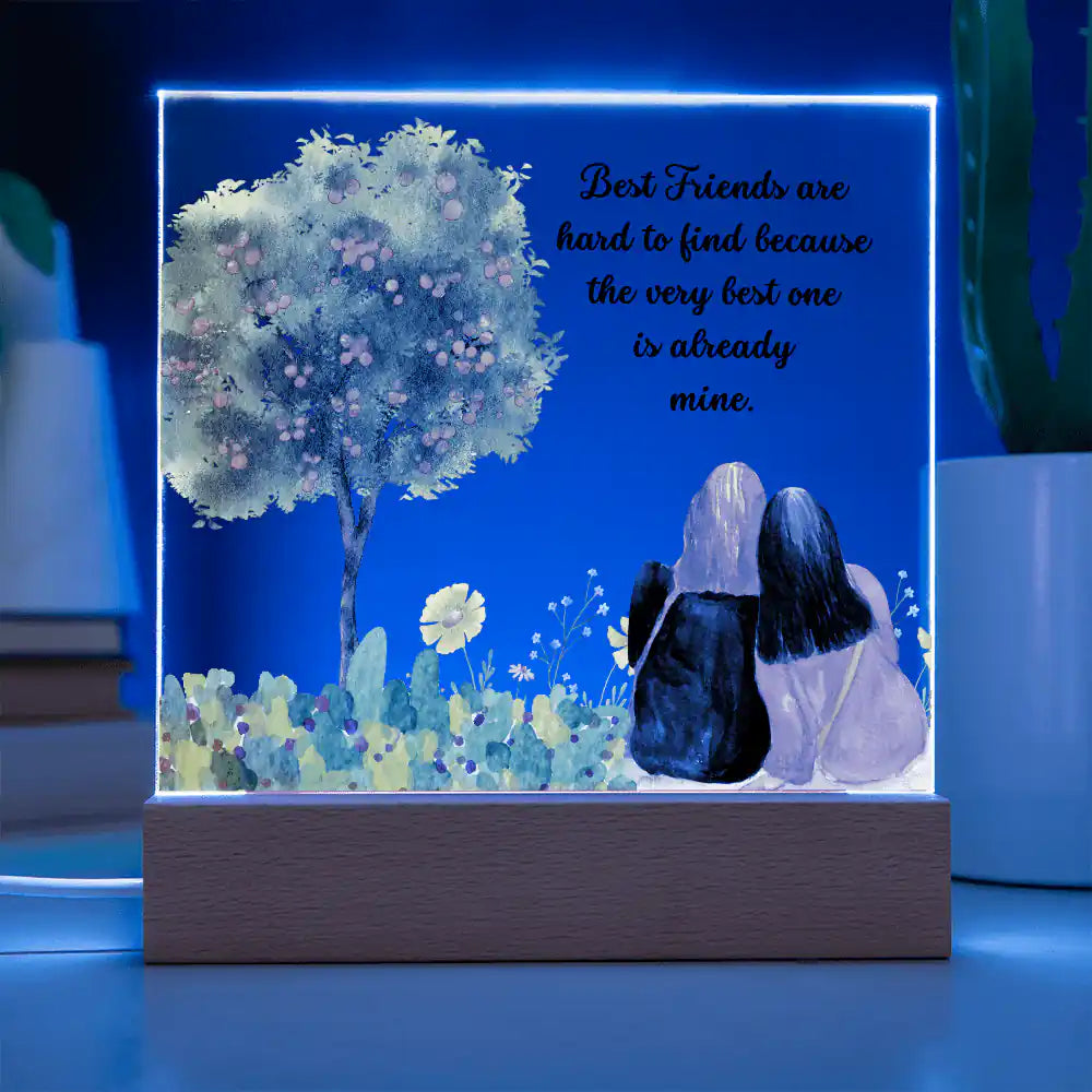Best Friend Acrylic Plaque Gift for 708 - Home & Garden > Decor > Decorative Plaques | Gifting2Go
