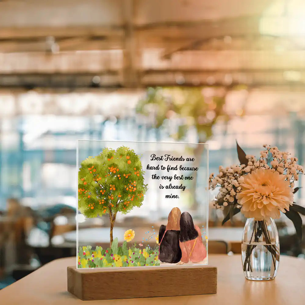 Best Friend Acrylic Plaque Gift for 708 - Home & Garden > Decor > Decorative Plaques | Gifting2Go