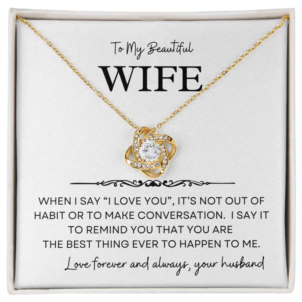 Best Thing Wife Necklace Gift for Jewelry | Gifting2Go