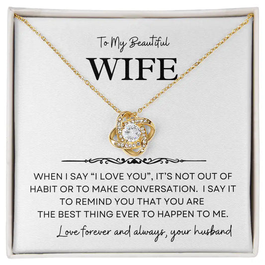 Best Thing Wife Necklace Gift for Jewelry | Gifting2Go