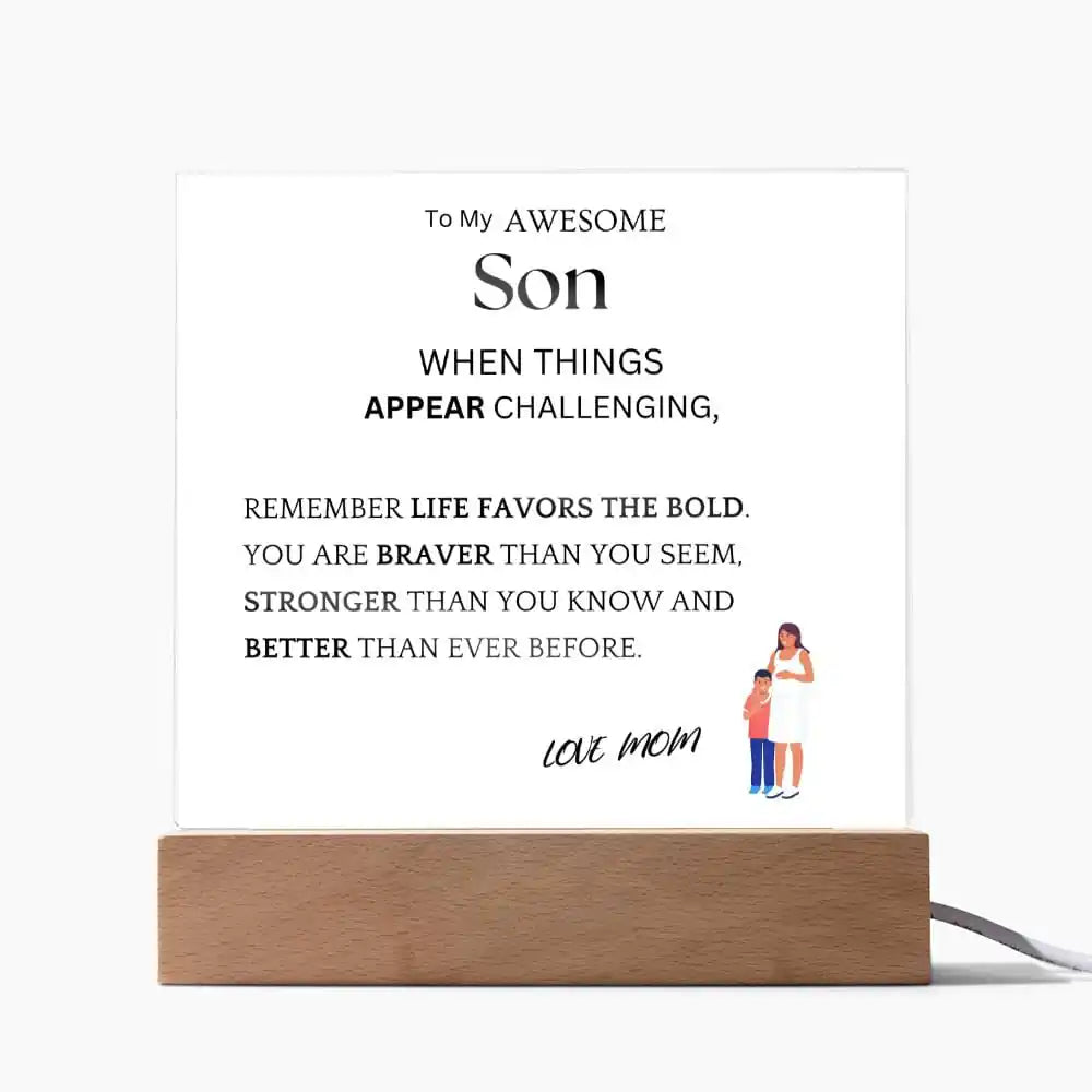 Better Than Ever Gift For Son Acrylic Plaque Gift for 708 - Home & Garden > Decor > Decorative Plaques | Gifting2Go
