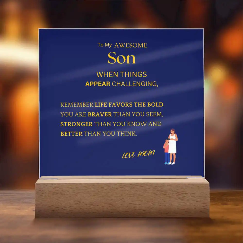 Better Than You Think Gift For Son Gift for 708 - Home & Garden > Decor > Decorative Plaques | Gifting2Go