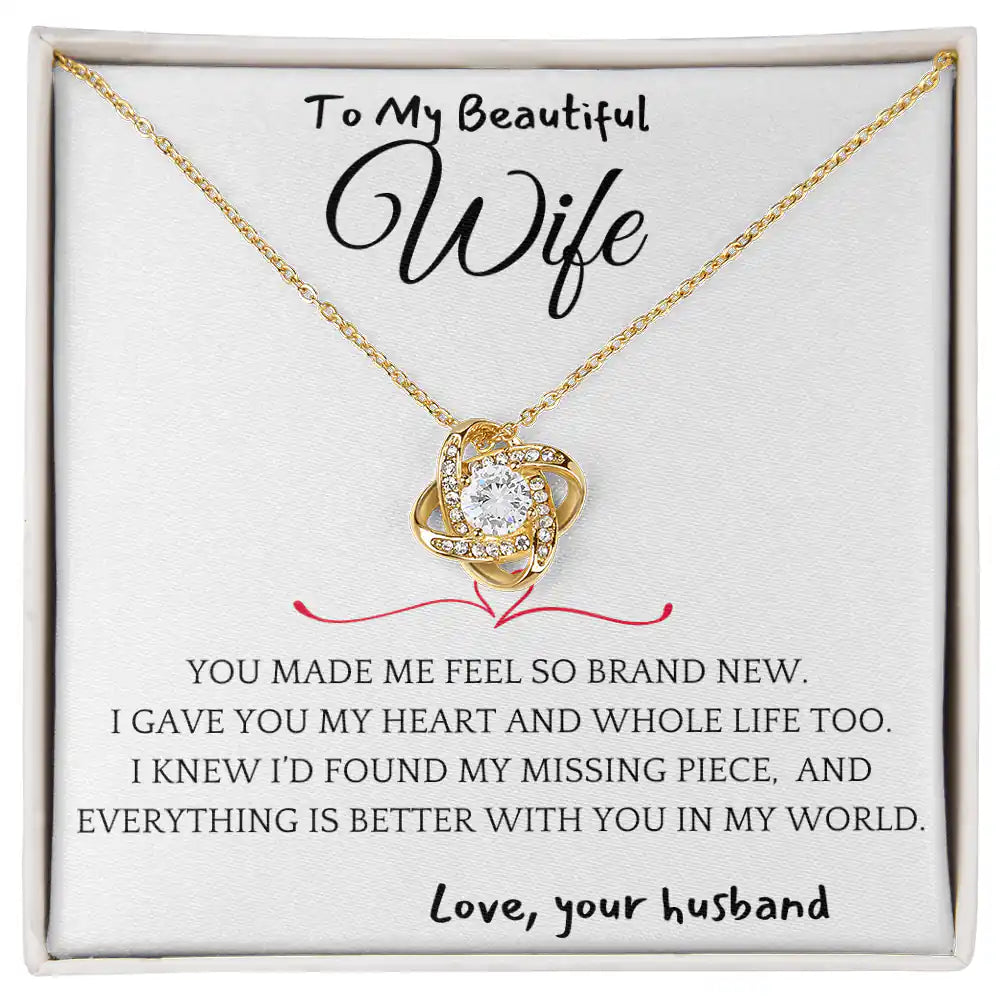 Better With You Wife Necklace Gift for Jewelry | Gifting2Go