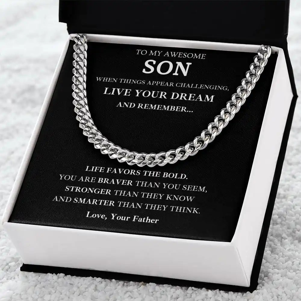 Bold, Brave, Strong Son Gift Gift for Jewelry | Gifting2Go
