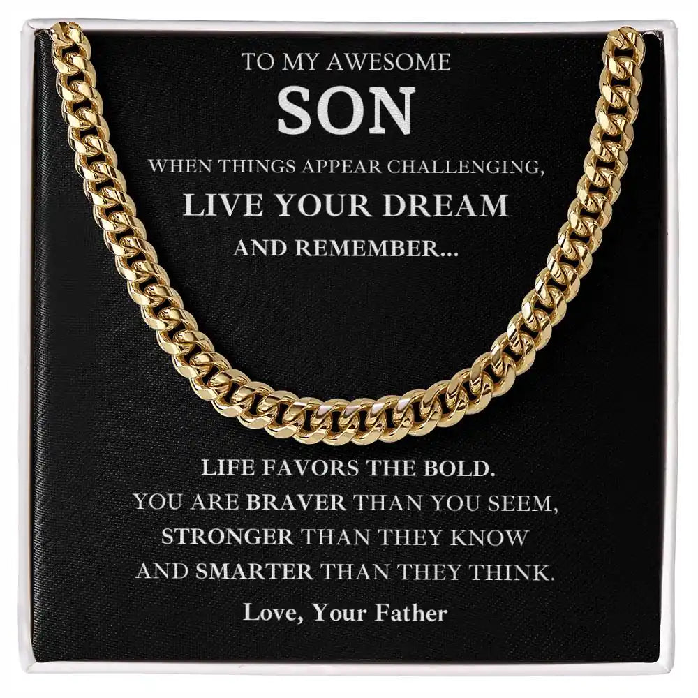 Bold, Brave, Strong Son Gift Gift for Jewelry | Gifting2Go