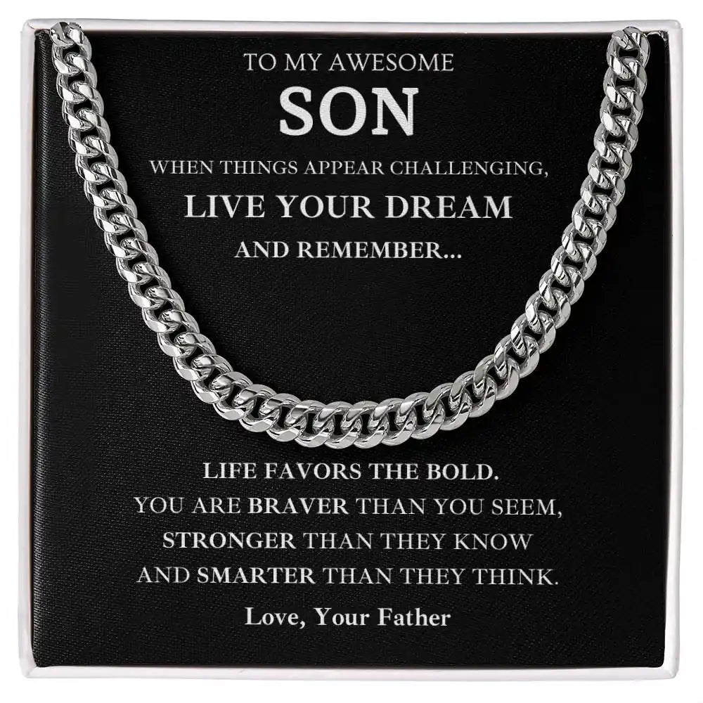 Bold, Brave, Strong Son Gift Gift for Jewelry | Gifting2Go