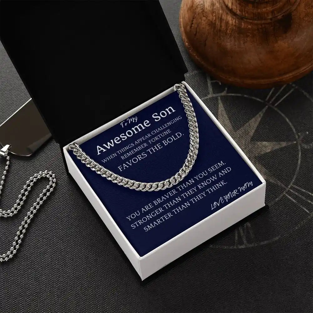 Bold Fortune Cuban Chain Gift For Son Gift for Jewelry | Gifting2Go