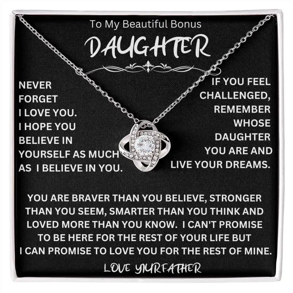 Bonus Daughter Necklace Father Gift for Jewelry | Gifting2Go