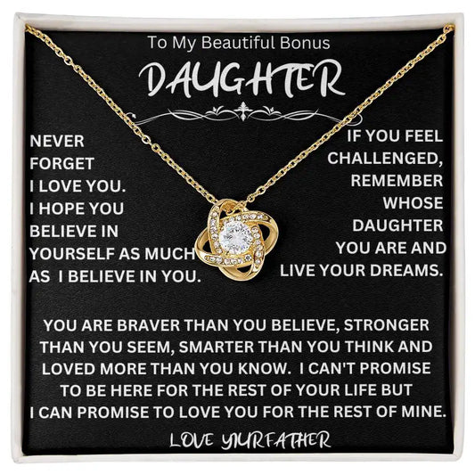 Bonus Daughter Necklace Father Gift for Jewelry | Gifting2Go