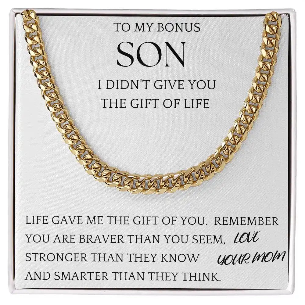Bonus Son Chain Jewelry Gift For Son Gift for Jewelry | Gifting2Go