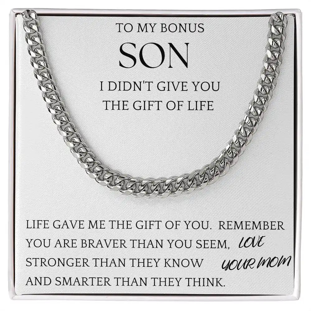 Bonus Son Chain Jewelry Gift For Son Gift for Jewelry | Gifting2Go