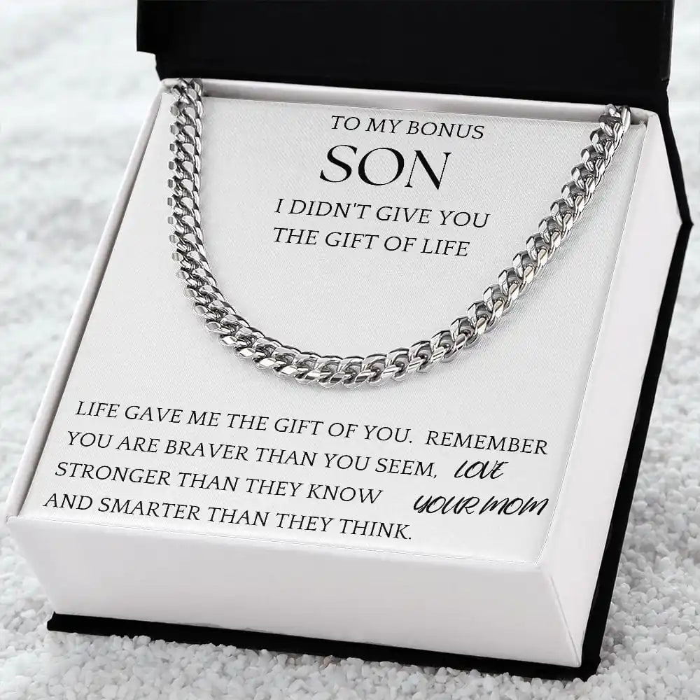 Bonus Son Chain Jewelry Gift For Son Gift for Jewelry | Gifting2Go