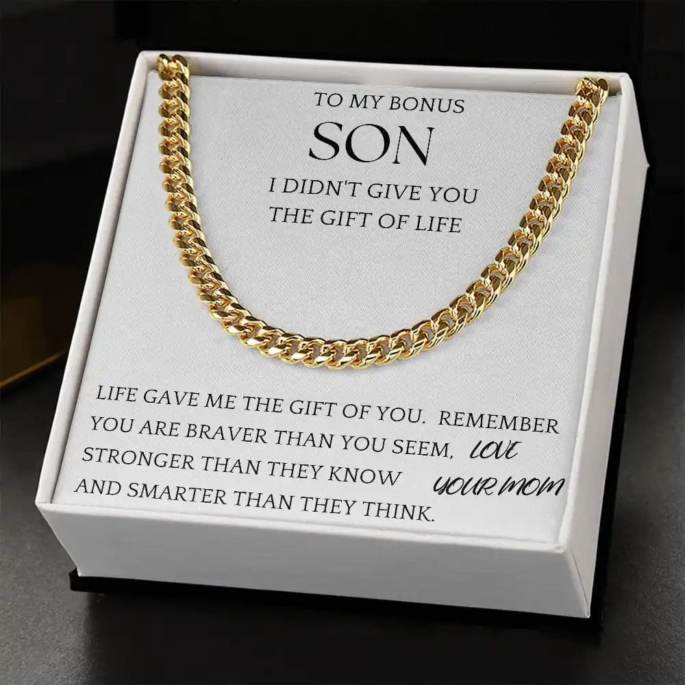 Bonus Son Chain Jewelry Gift For Son Gift for Jewelry | Gifting2Go
