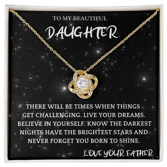 Born To Shine Necklace Daughter Gift Gift for Jewelry | Gifting2Go
