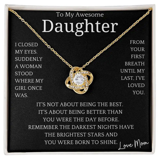 Born To Shine Necklace Gift Daughter-1 Gift for Jewelry | Gifting2Go