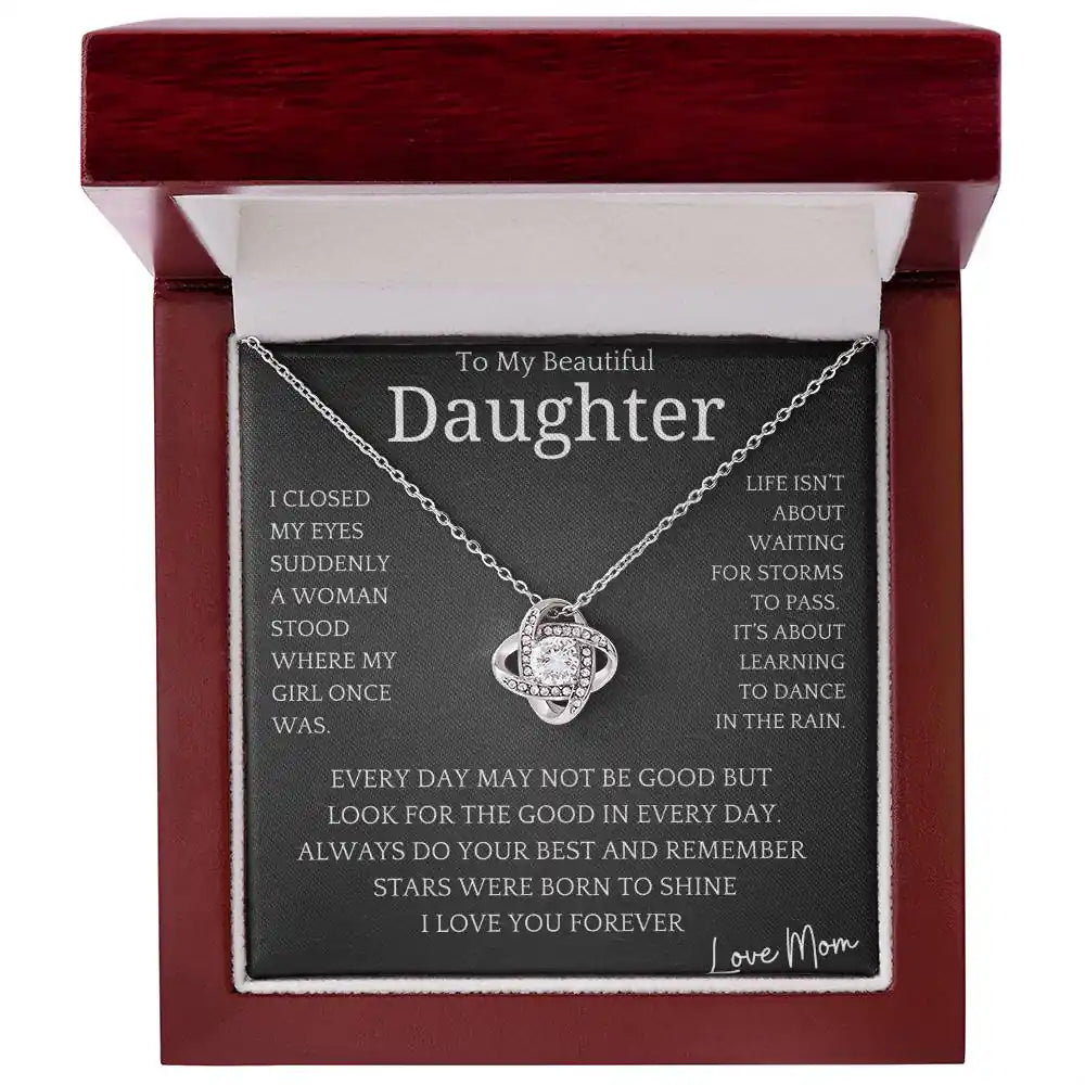 Born To Shine Necklace Gift For Daughter gifting2go-com.myshopify.com