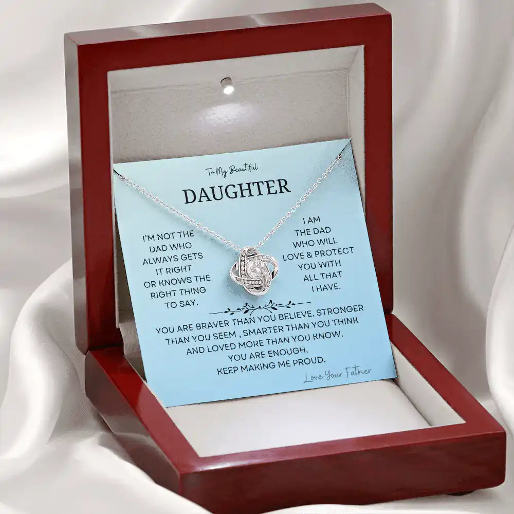 Brave Belief Daughter Necklace Gift for Jewelry | Gifting2Go