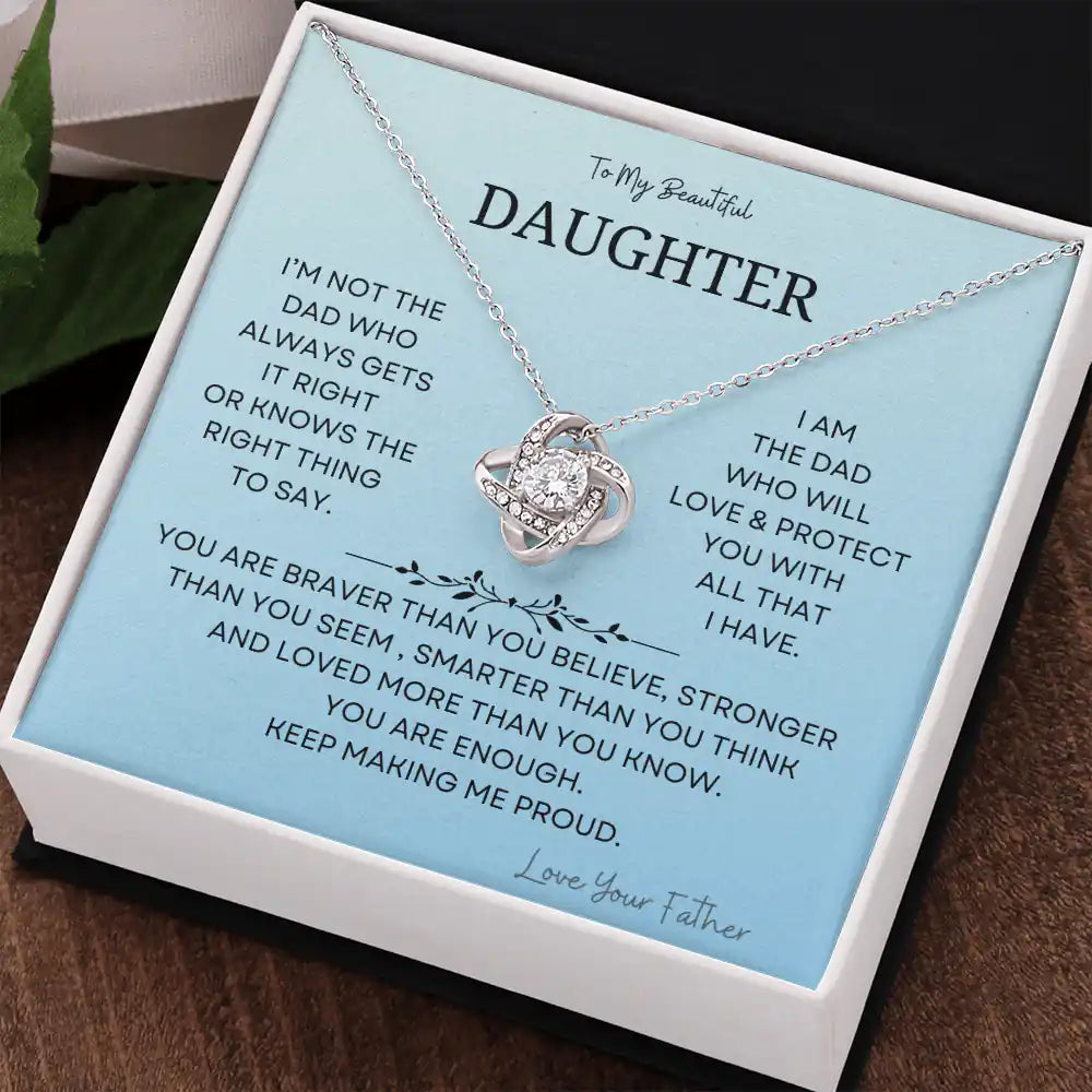 Brave Belief Daughter Necklace Gift for Jewelry | Gifting2Go