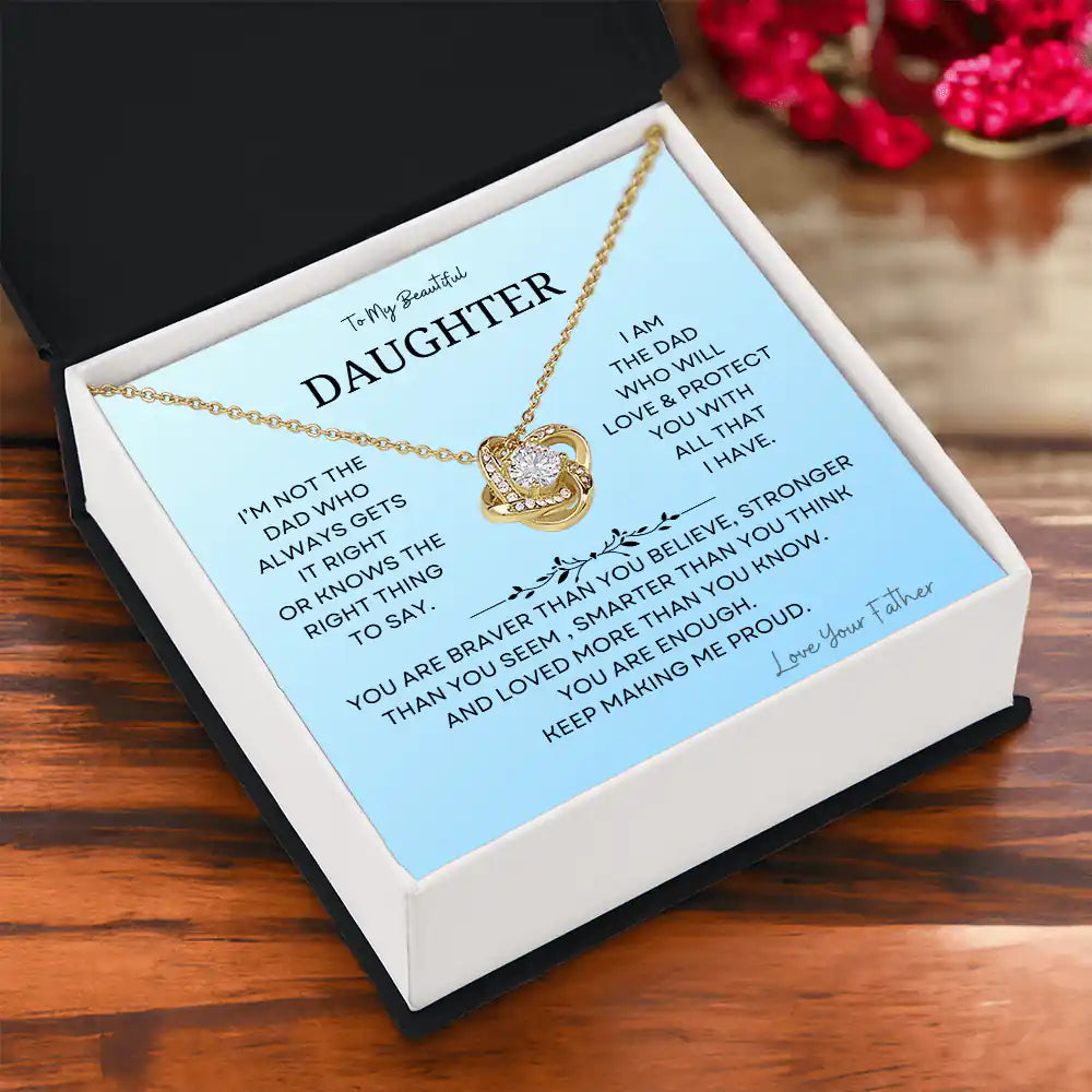 Brave Belief Daughter Necklace Gift for Jewelry | Gifting2Go