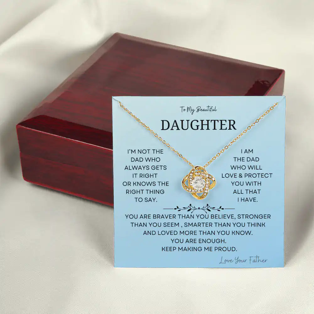 Brave Belief Daughter Necklace Gift for Jewelry | Gifting2Go