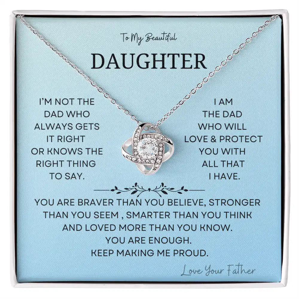 Brave Belief Daughter Necklace Gift for Jewelry | Gifting2Go