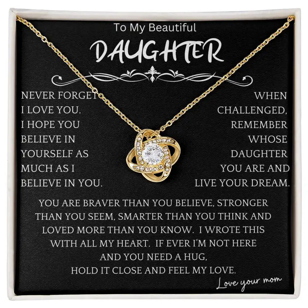Braver, Smarter Daughter Necklace Mom Gift for Jewelry | Gifting2Go