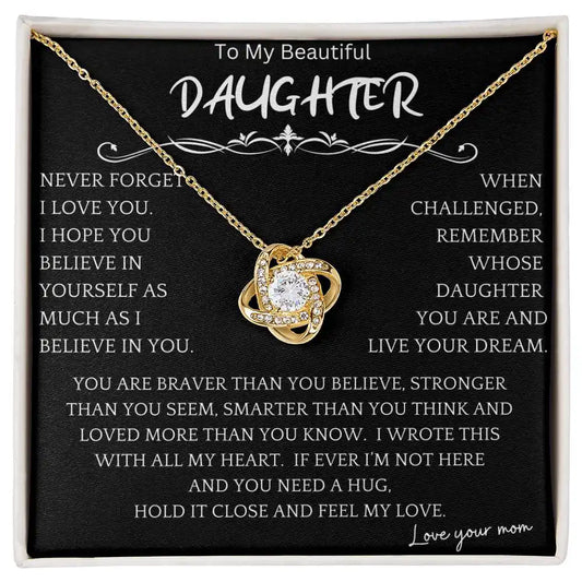 Braver, Smarter Daughter Necklace Mom Gift for Jewelry | Gifting2Go