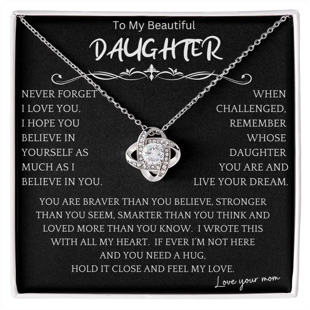 Braver, Smarter Daughter Necklace Mom Gift for Jewelry | Gifting2Go